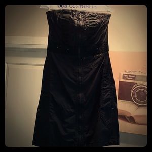 Black FireTrap strapless dress